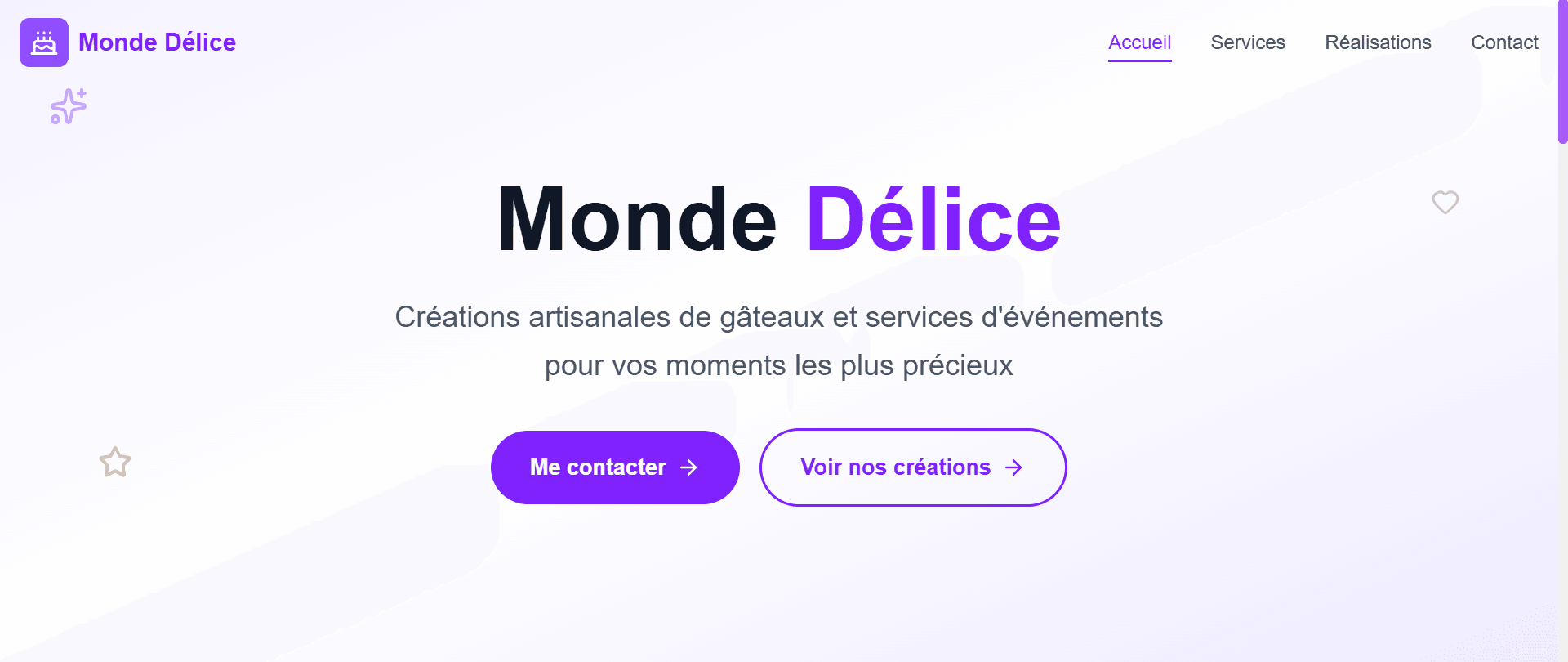 Monde Délice — vitrine et créations artisanales